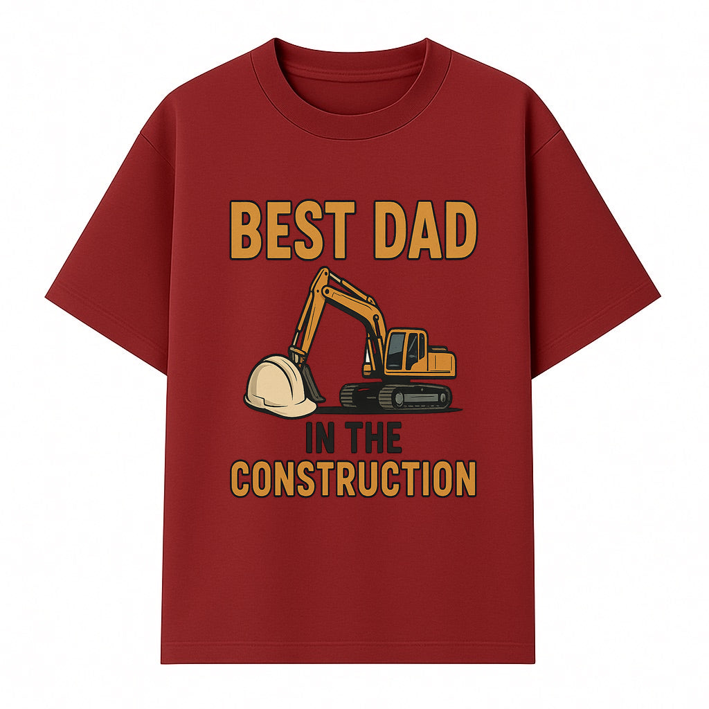 Best Dad in Construction T-Shirt with Excavator and Hard Hat Graphic, Perfect Gift for Construction Workers and Father's Day - T-shirt 1757918424749.jpg