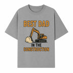 Best Dad in Construction T-Shirt with Excavator and Hard Hat Graphic, Perfect Gift for Construction Workers and Father's Day - T-shirt 1757918425197.jpg