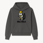 Charming Drill-Chilla Squirrel Graphic Tee | Funny Construction Worker Rodent Design | Cool Animal Pun Apparel - Hoodie 1757918429506.jpg