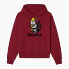 Charming Drill-Chilla Squirrel Graphic Tee | Funny Construction Worker Rodent Design | Cool Animal Pun Apparel - Hoodie 1757918430302.jpg