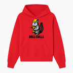 Charming Drill-Chilla Squirrel Graphic Tee | Funny Construction Worker Rodent Design | Cool Animal Pun Apparel - Hoodie 1757918430573.jpg