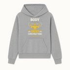 Body Under Construction Gym T-Shirt for Fitness Enthusiasts, Weightlifting Humor Tee, Bodybuilding Motivational Apparel - Hoodie 1757918430583.jpg