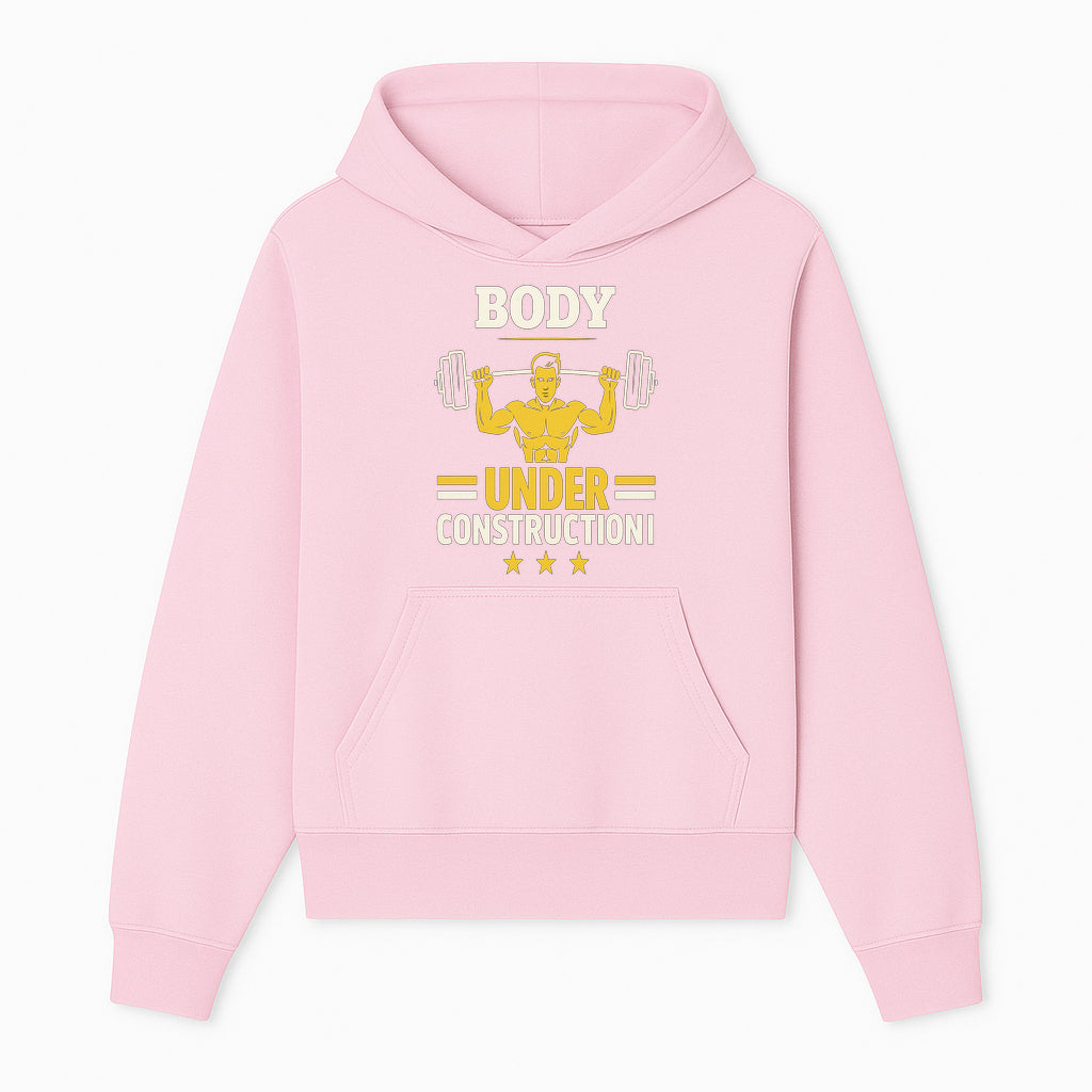 Body Under Construction Gym T-Shirt for Fitness Enthusiasts, Weightlifting Humor Tee, Bodybuilding Motivational Apparel - Hoodie 1757918430894.jpg