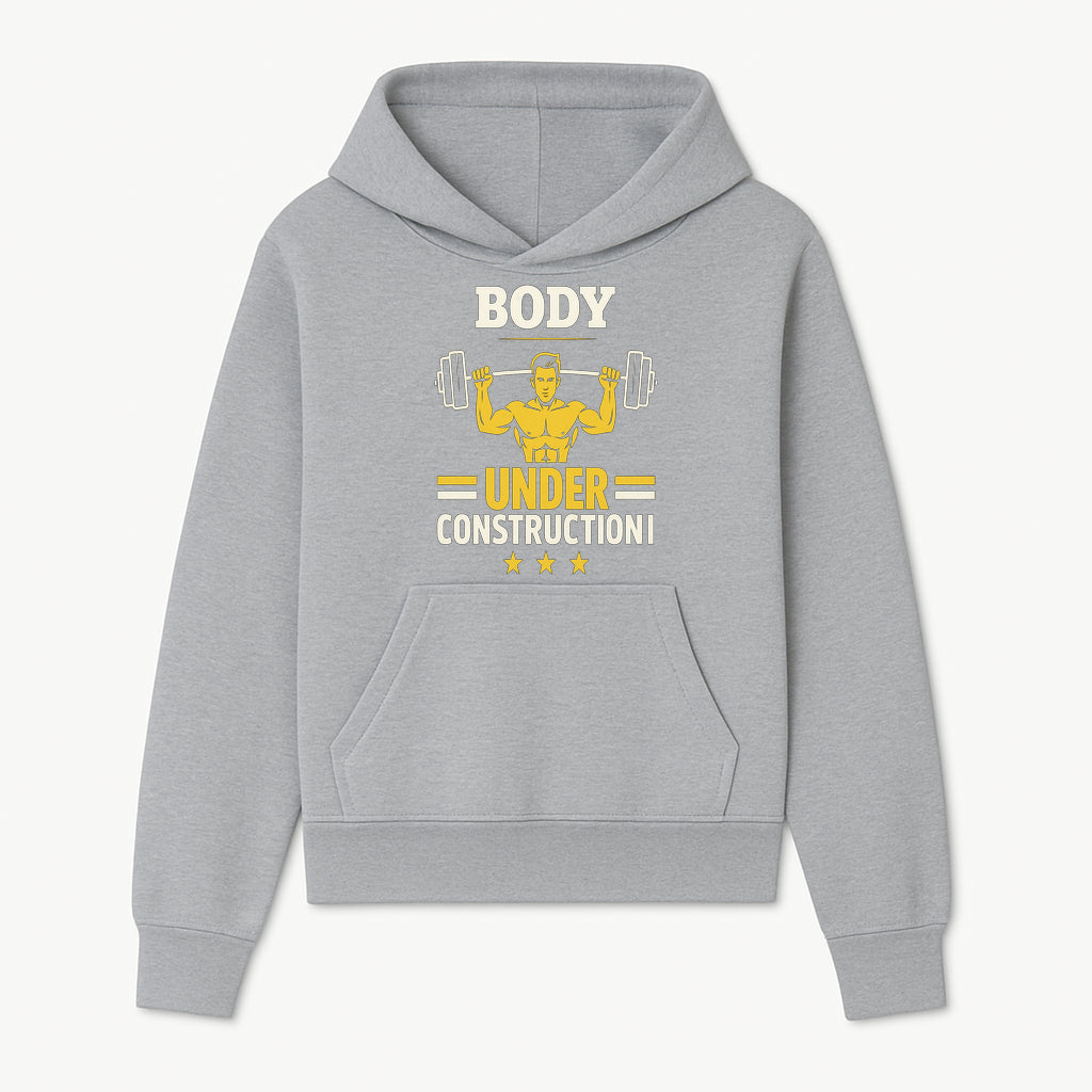 Body Under Construction Gym T-Shirt for Fitness Enthusiasts, Weightlifting Humor Tee, Bodybuilding Motivational Apparel - Hoodie 1757918431487.jpg