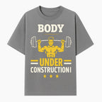 Body Under Construction Gym T-Shirt for Fitness Enthusiasts, Weightlifting Humor Tee, Bodybuilding Motivational Apparel - T-shirt 1757918433735.jpg
