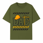 Construction Dad T-Shirt with Hard Hat and Crane Design, Perfect Gift for Father's Day or Dad's Birthday - T-shirt 1757918440738.jpg