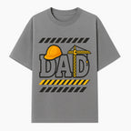 Construction Dad T-Shirt with Hard Hat and Crane Design, Perfect Gift for Father's Day or Dad's Birthday - T-shirt 1757918440891.jpg