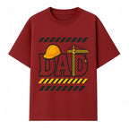Construction Dad T-Shirt with Hard Hat and Crane Design, Perfect Gift for Father's Day or Dad's Birthday - T-shirt 1757918441303.jpg