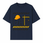 Construction Dad T-Shirt with Hard Hat and Crane Design, Perfect Gift for Father's Day or Dad's Birthday - T-shirt 1757918441442.jpg