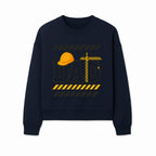 Construction Dad T-Shirt with Hard Hat and Crane Design, Perfect Gift for Father's Day or Dad's Birthday - Sweatshirt 1757918444570.jpg