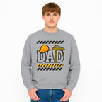 Construction Dad T-Shirt with Hard Hat and Crane Design, Perfect Gift for Father's Day or Dad's Birthday - Sweatshirt 1757918446270.jpg