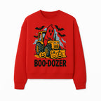 Boo-Dozer Halloween Tractor Ghost Decor with Pumpkins and Bats | Perfect for Fall Parties and Spooky Home Decor - Sweatshirt 1757918451659.jpg