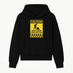 Caution Sign - Area Under Construction Warning - Safety Alert for Work Zones - Yellow Black Construction Notice - Hoodie 1757918451854.jpg