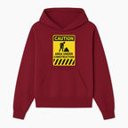Caution Sign - Area Under Construction Warning - Safety Alert for Work Zones - Yellow Black Construction Notice - Hoodie 1757918452869.jpg