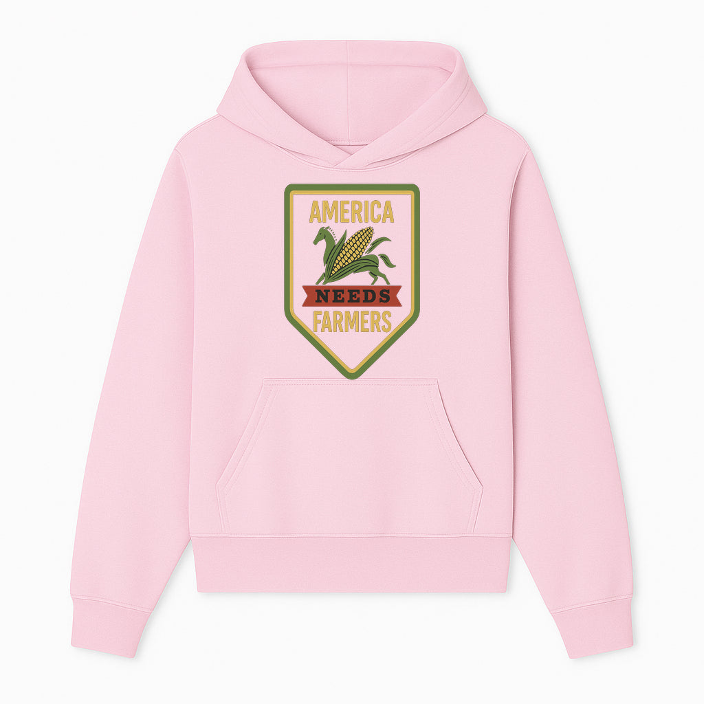 America Needs Farmers Vintage Farmhouse Sign - Agricultural Decor, Rustic Wall Art, Farmhouse Kitchen Decor, Country Living Decor - Hoodie 1757922445162.jpg