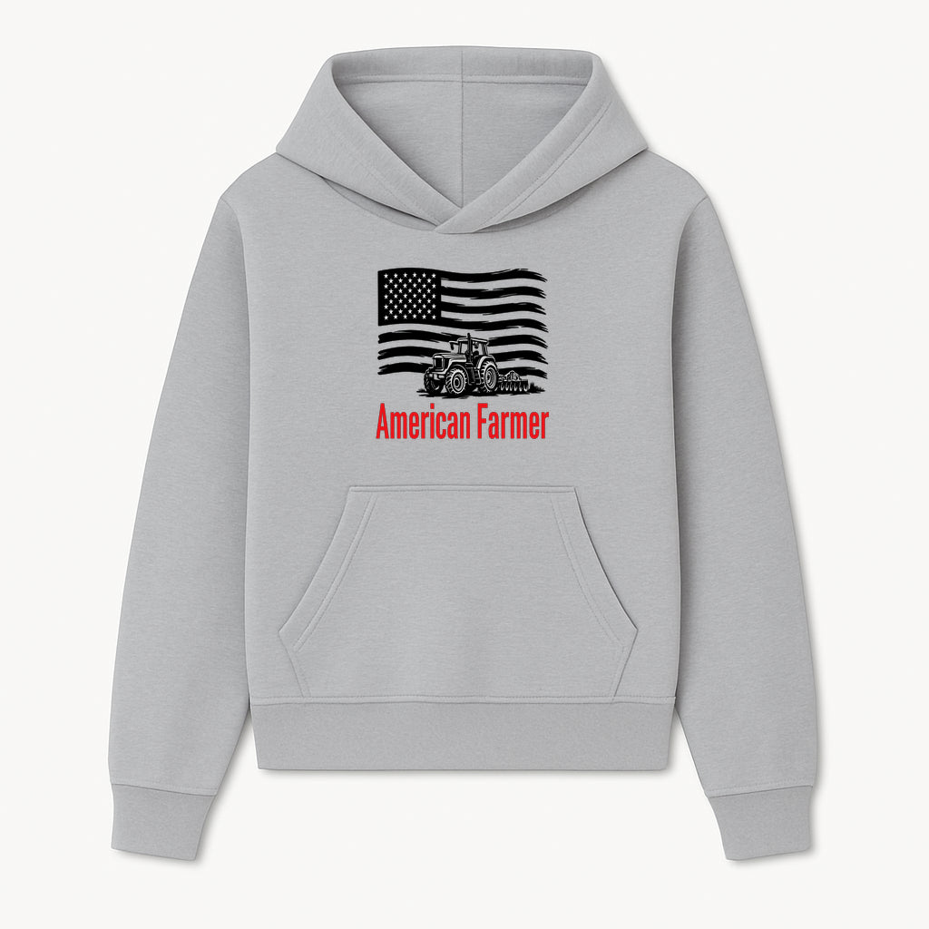 American Farmer Tractor Graphic Tee - Patriotic USA Flag Design, Farmer Gift, Agriculture Apparel - Hoodie 1757922453610.jpg