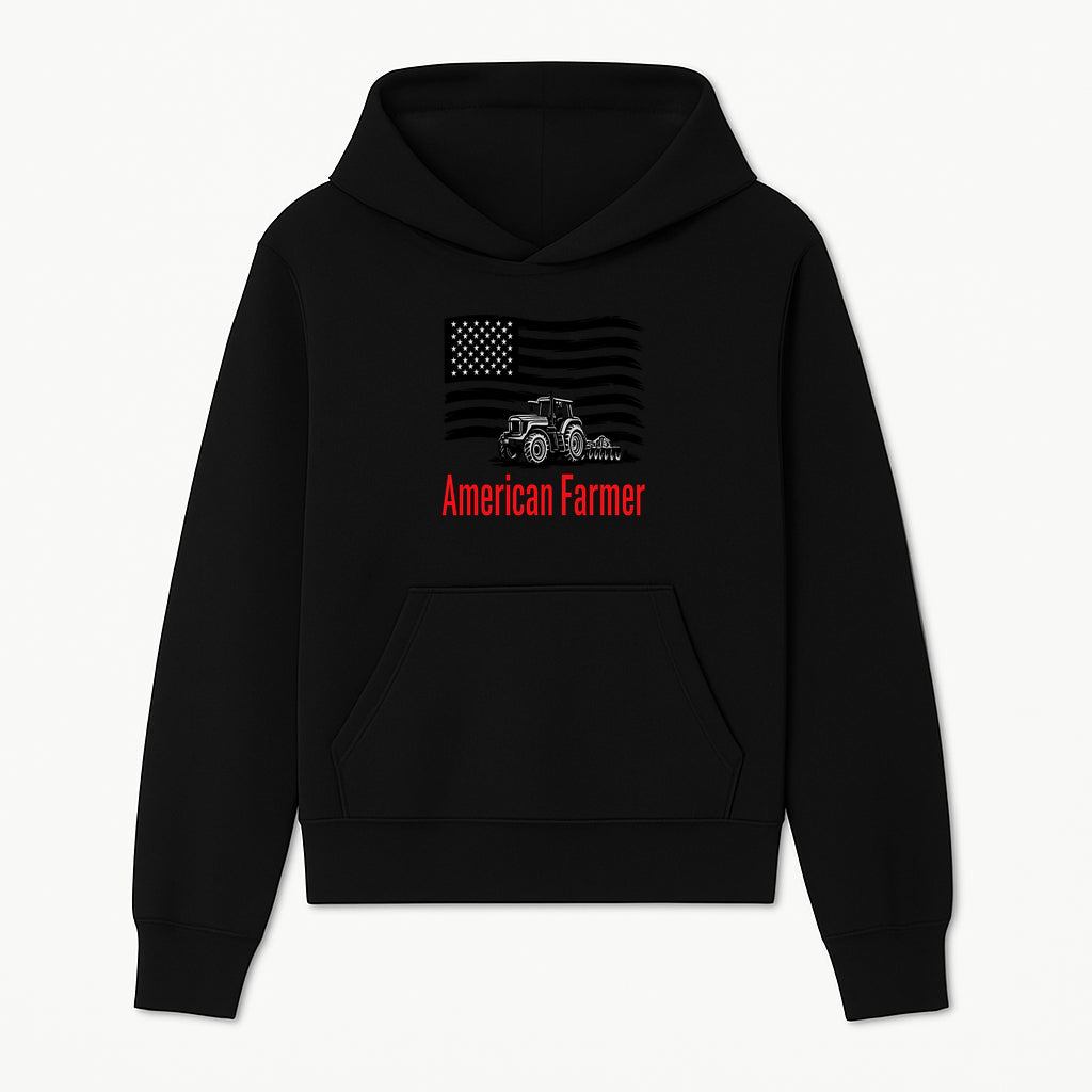 American Farmer Tractor Graphic Tee - Patriotic USA Flag Design, Farmer Gift, Agriculture Apparel - Hoodie 1757922453762.jpg
