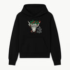 Christmas Highland Cow Graphic - Be Merry and Bright Festive Design for Holiday Decor, Apparel, and Gifts - Hoodie 1757922454018.jpg