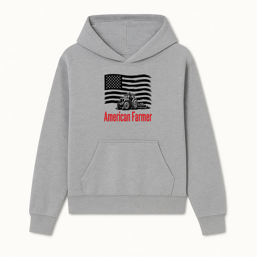 American Farmer Tractor Graphic Tee - Patriotic USA Flag Design, Farmer Gift, Agriculture Apparel - Hoodie 1757922454165.jpg