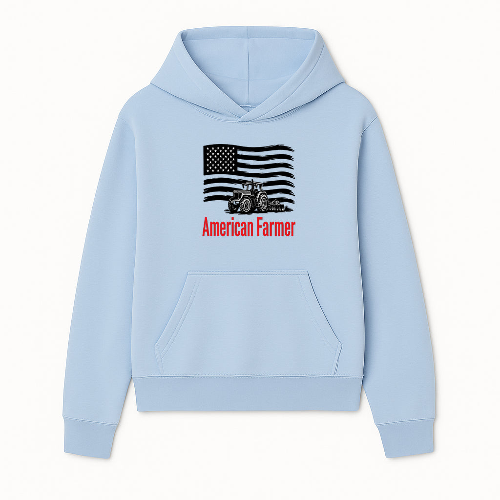 American Farmer Tractor Graphic Tee - Patriotic USA Flag Design, Farmer Gift, Agriculture Apparel - Hoodie 1757922454364.jpg