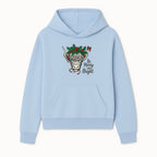 Christmas Highland Cow Graphic - Be Merry and Bright Festive Design for Holiday Decor, Apparel, and Gifts - Hoodie 1757922454634.jpg