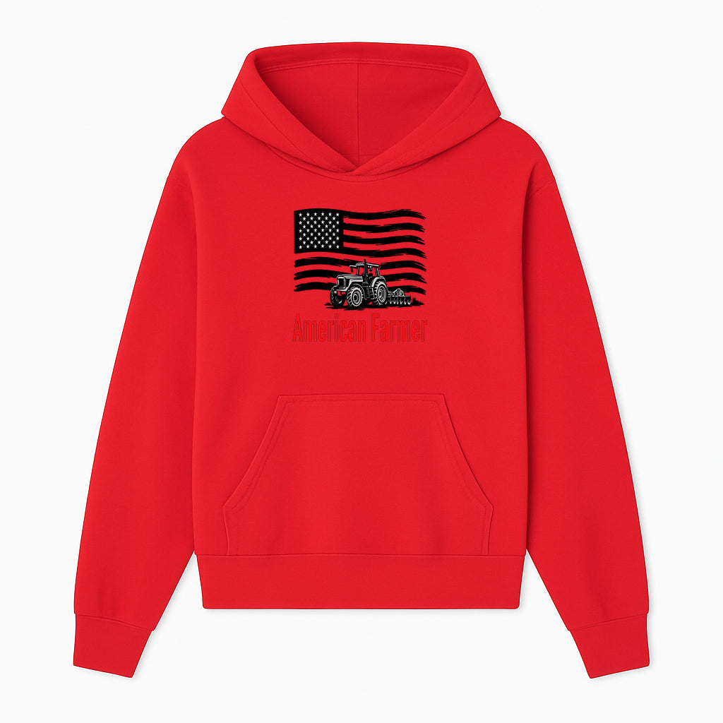 American Farmer Tractor Graphic Tee - Patriotic USA Flag Design, Farmer Gift, Agriculture Apparel - Hoodie 1757922454919.jpg