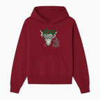 Christmas Highland Cow Graphic - Be Merry and Bright Festive Design for Holiday Decor, Apparel, and Gifts - Hoodie 1757922454932.jpg