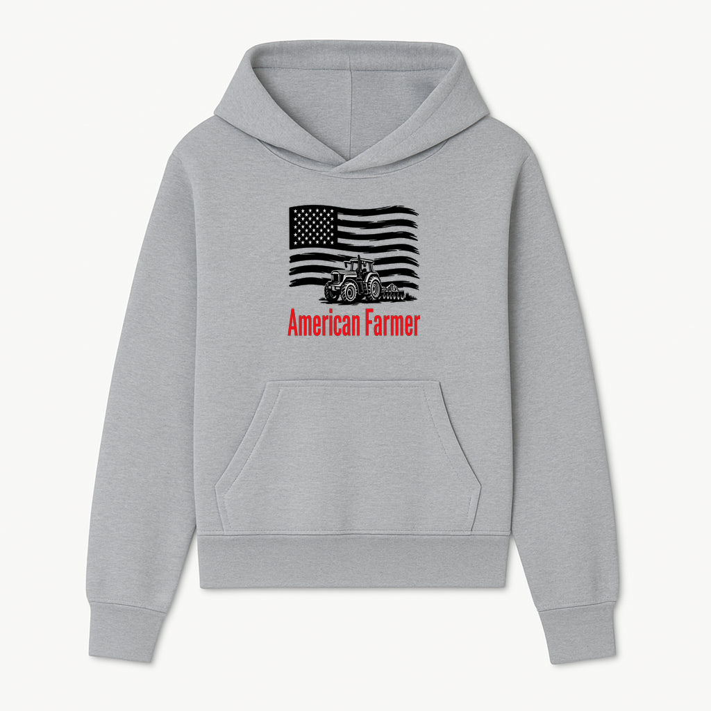 American Farmer Tractor Graphic Tee - Patriotic USA Flag Design, Farmer Gift, Agriculture Apparel - Hoodie 1757922455065.jpg