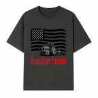 American Farmer Tractor Graphic Tee - Patriotic USA Flag Design, Farmer Gift, Agriculture Apparel - T-shirt 1757922456893.jpg