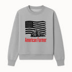 American Farmer Tractor Graphic Tee - Patriotic USA Flag Design, Farmer Gift, Agriculture Apparel - Sweatshirt 1757922459502.jpg