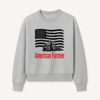 American Farmer Tractor Graphic Tee - Patriotic USA Flag Design, Farmer Gift, Agriculture Apparel - Sweatshirt 1757922460235.jpg