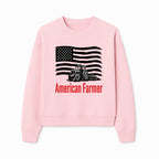 American Farmer Tractor Graphic Tee - Patriotic USA Flag Design, Farmer Gift, Agriculture Apparel - Sweatshirt 1757922460524.jpg