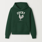Cocky Rooster Vintage Graphic Tee, Fun Farmhouse Shirt, Animal Lover Gift, Retro Poultry Art, Unique Cockatoo Apparel - Hoodie 1757922470625.jpg