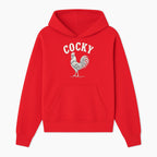Cocky Rooster Vintage Graphic Tee, Fun Farmhouse Shirt, Animal Lover Gift, Retro Poultry Art, Unique Cockatoo Apparel - Hoodie 1757922471517.jpg