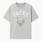 Cocky Rooster Vintage Graphic Tee, Fun Farmhouse Shirt, Animal Lover Gift, Retro Poultry Art, Unique Cockatoo Apparel - T-shirt 1757922473233.jpg