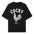 Cocky Rooster Vintage Graphic Tee, Fun Farmhouse Shirt, Animal Lover Gift, Retro Poultry Art, Unique Cockatoo Apparel - T-shirt 1757922473364.jpg