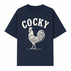 Cocky Rooster Vintage Graphic Tee, Fun Farmhouse Shirt, Animal Lover Gift, Retro Poultry Art, Unique Cockatoo Apparel - T-shirt 1757922474392.jpg