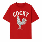 Cocky Rooster Vintage Graphic Tee, Fun Farmhouse Shirt, Animal Lover Gift, Retro Poultry Art, Unique Cockatoo Apparel - T-shirt 1757922474553.jpg