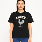 Cocky Rooster Vintage Graphic Tee, Fun Farmhouse Shirt, Animal Lover Gift, Retro Poultry Art, Unique Cockatoo Apparel - T-shirt 1757922476078.jpg