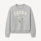Cocky Rooster Vintage Graphic Tee, Fun Farmhouse Shirt, Animal Lover Gift, Retro Poultry Art, Unique Cockatoo Apparel - Sweatshirt 1757922476827.jpg