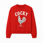 Cocky Rooster Vintage Graphic Tee, Fun Farmhouse Shirt, Animal Lover Gift, Retro Poultry Art, Unique Cockatoo Apparel - Sweatshirt 1757922477513.jpg