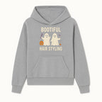 Bootiful Hair Styling Halloween Decor with Ghosts, Pumpkin, and Spider - Cute Salon Sign for Spooky Season - Hoodie 1757925829869.jpg