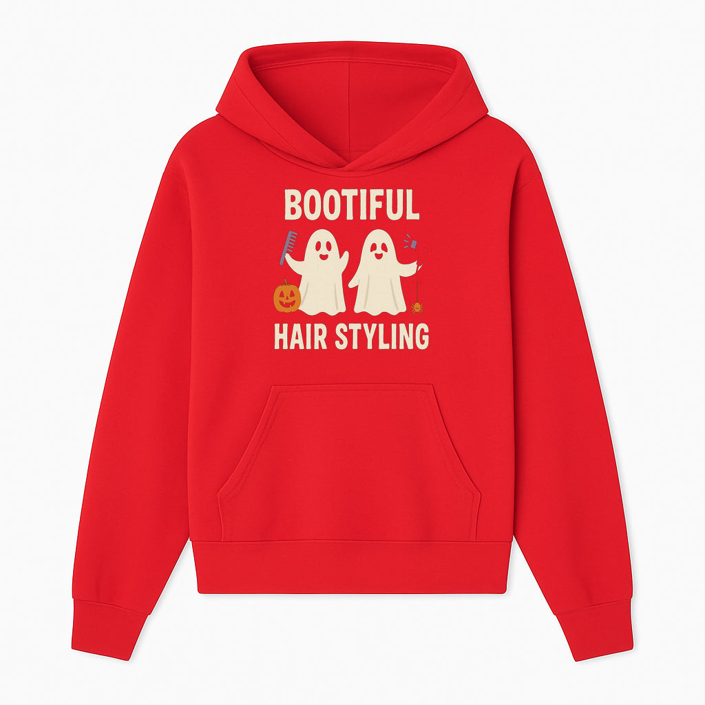 Bootiful Hair Styling Halloween Decor with Ghosts, Pumpkin, and Spider - Cute Salon Sign for Spooky Season - Hoodie 1757925830561.jpg
