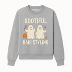 Bootiful Hair Styling Halloween Decor with Ghosts, Pumpkin, and Spider - Cute Salon Sign for Spooky Season - Sweatshirt 1757925835195.jpg