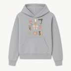Beauty Salon Essentials Art Print | Hair Styling Tools, Chair, Mirror, Scissors, Bow | Feminine Decor for Styling Room - Hoodie 1757925835975.jpg