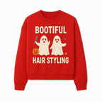 Bootiful Hair Styling Halloween Decor with Ghosts, Pumpkin, and Spider - Cute Salon Sign for Spooky Season - Sweatshirt 1757925836446.jpg