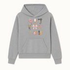 Beauty Salon Essentials Art Print | Hair Styling Tools, Chair, Mirror, Scissors, Bow | Feminine Decor for Styling Room - Hoodie 1757925836576.jpg