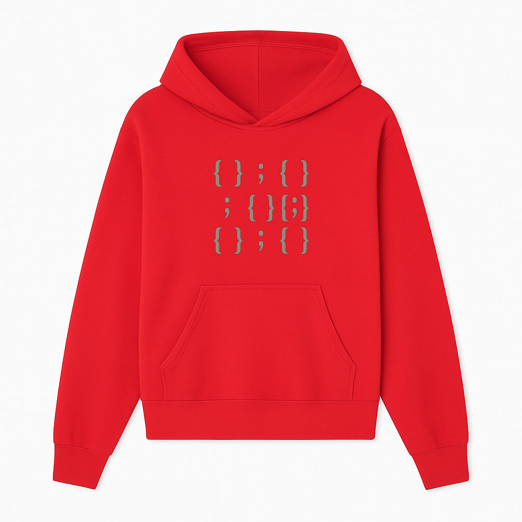 Abstract Typography Wall Art | Modern Design with Brackets and Semicolons | Minimalist Decor for Home or Office - Hoodie 1758004715104.jpg