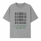 Binary Code Graphic Tee - If You Can Read This, Ahh Too - Fun Tech Shirt for Programmers, Gamers, and Nerdy Friends - T-shirt 1758004717282.jpg