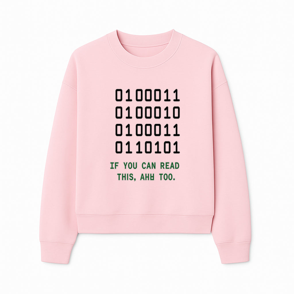 Binary Code Graphic Tee - If You Can Read This, Ahh Too - Fun Tech Shirt for Programmers, Gamers, and Nerdy Friends - Sweatshirt 1758004719903.jpg